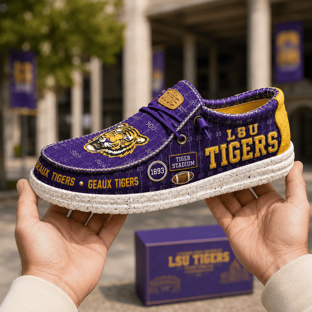 Premium LSU Loafer Shoes TTTT