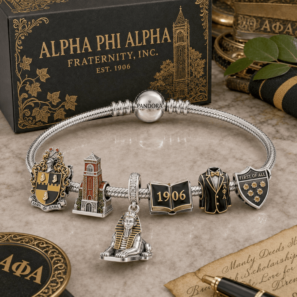 APA Silver Charm Bracelet Set NTVA