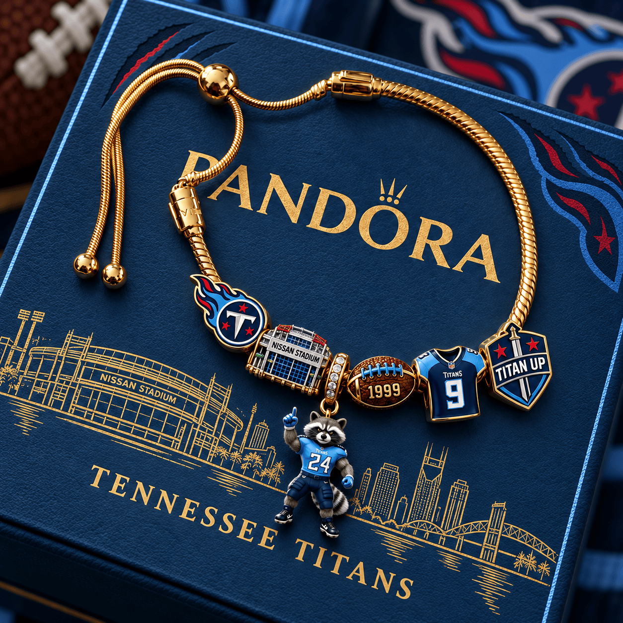 TNST Silver Charm Bracelet Set NTVA