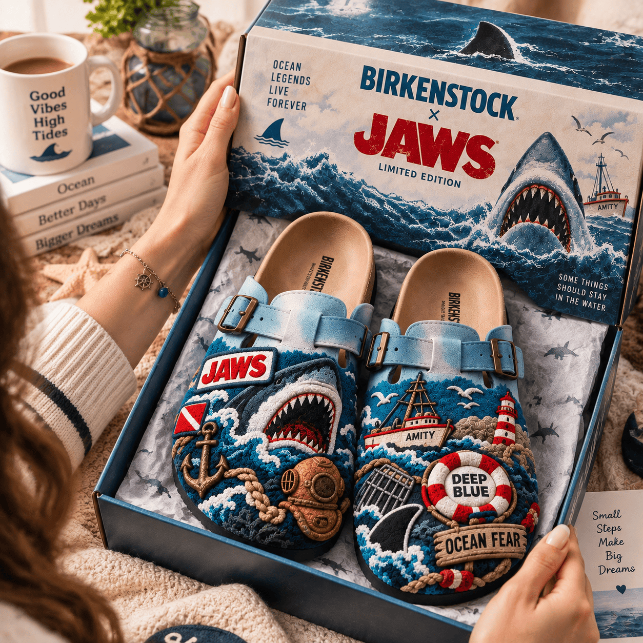 PREMIUM JAWS MINK SUEDE CLOGS TTNL
