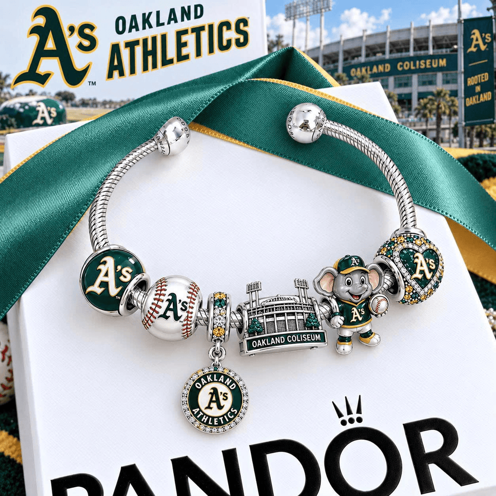 OKAA Silver Charm Bracelet Set VTH