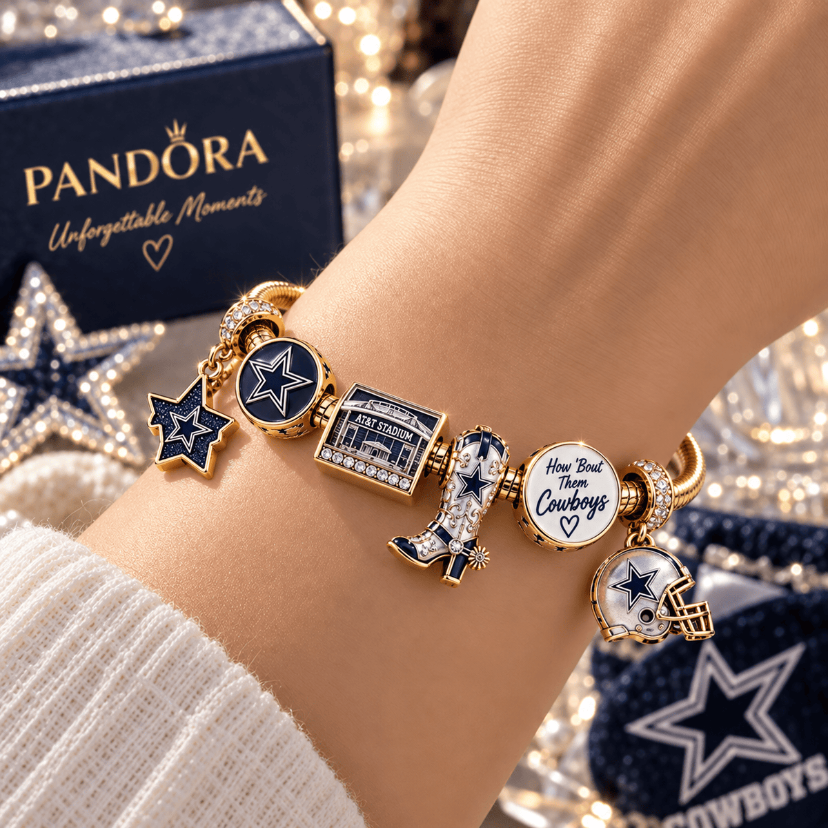 DLCB Gold Charm Bracelet Set TTN