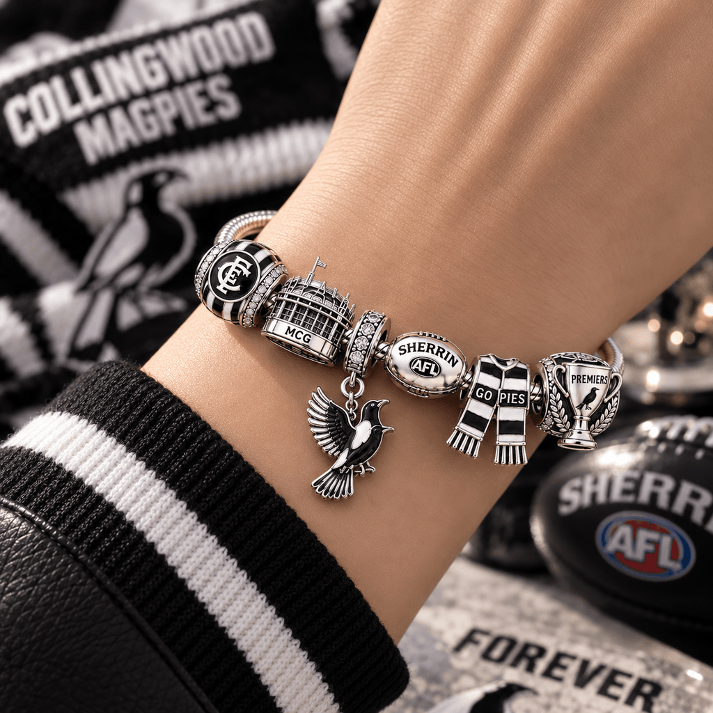 CMW Silver Charm Bracelet Set PTT