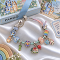 BLU Silver Charm Bracelet Set PTKL
