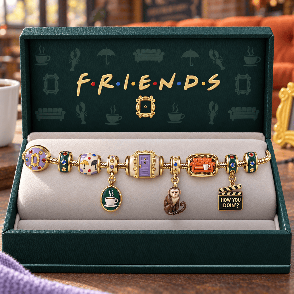 FRS Gold Charm Bracelet Set HQH