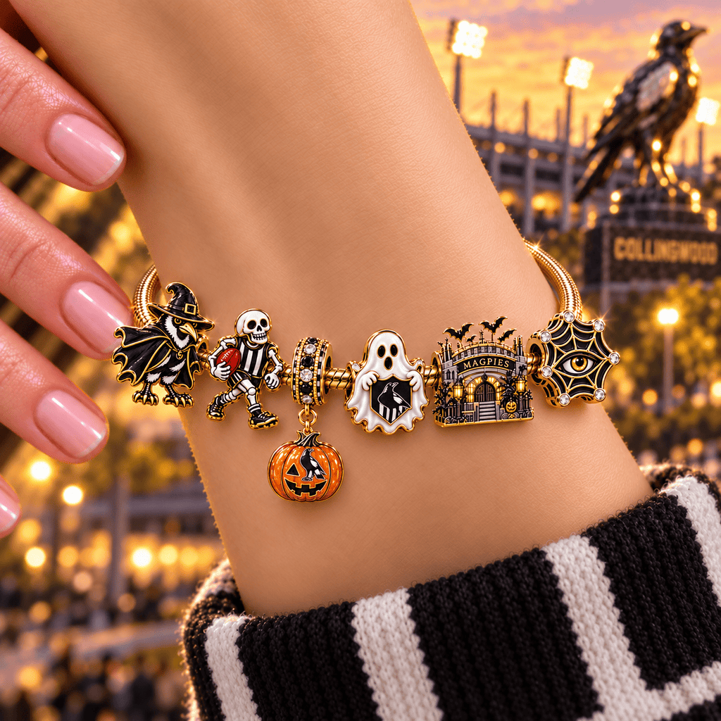 CLM Gold Charm Bracelet Set NHVH