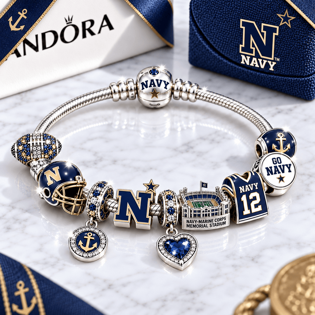 NMSM Silver Charm Bracelet Set BMD