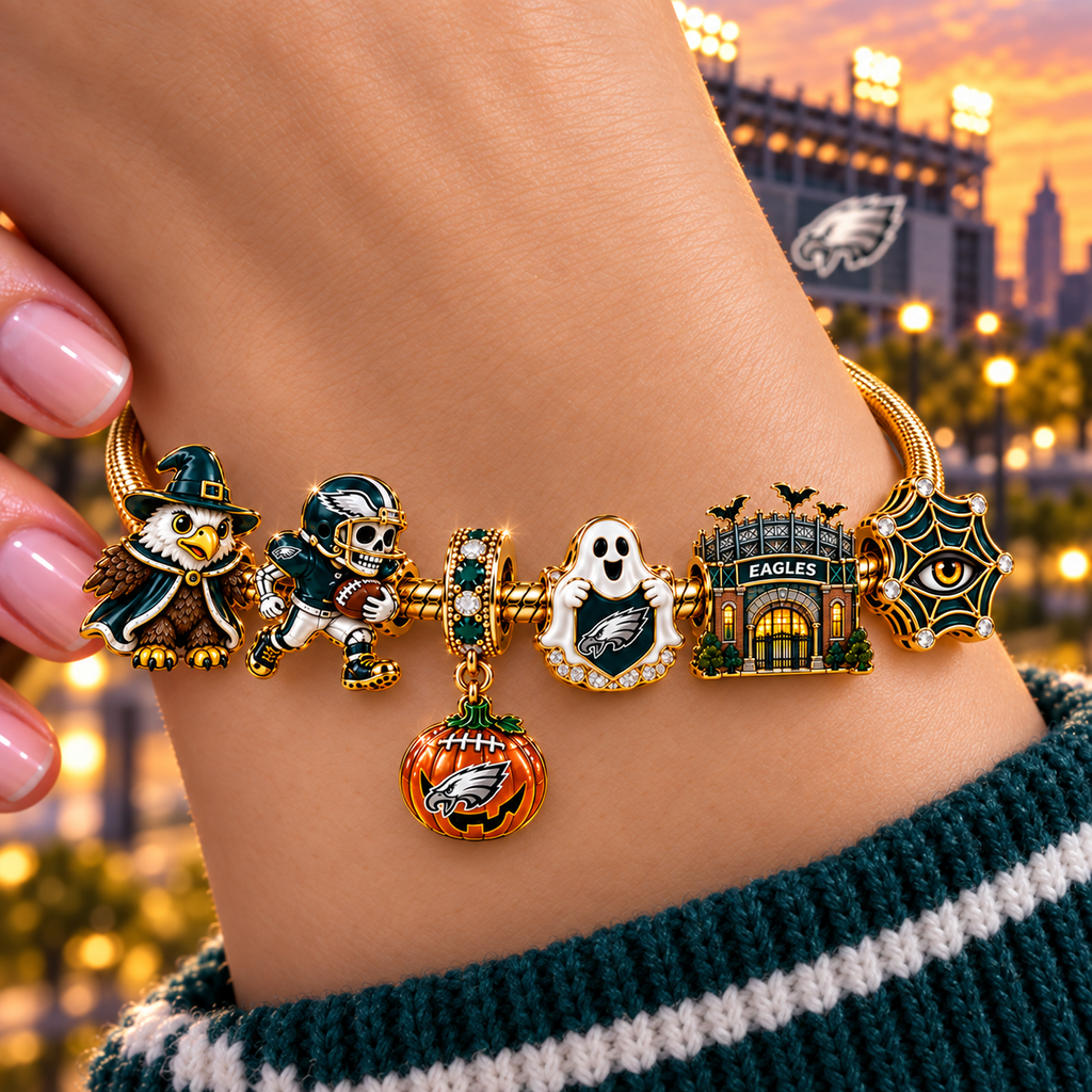 PLDE Gold Charm Bracelet Set NHVH