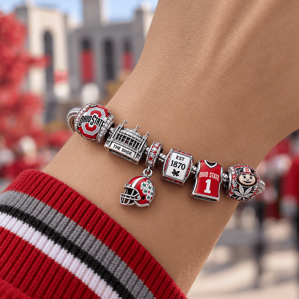 OSB Silver Charm Bracelet Set PTT