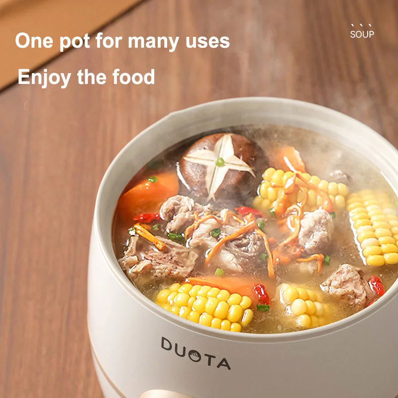 300W 2L Small Rice Cooker 3 in 1 Dormitory Multifunctional Electric Cooker Portable Household Stew Pot Hot Pot 220V